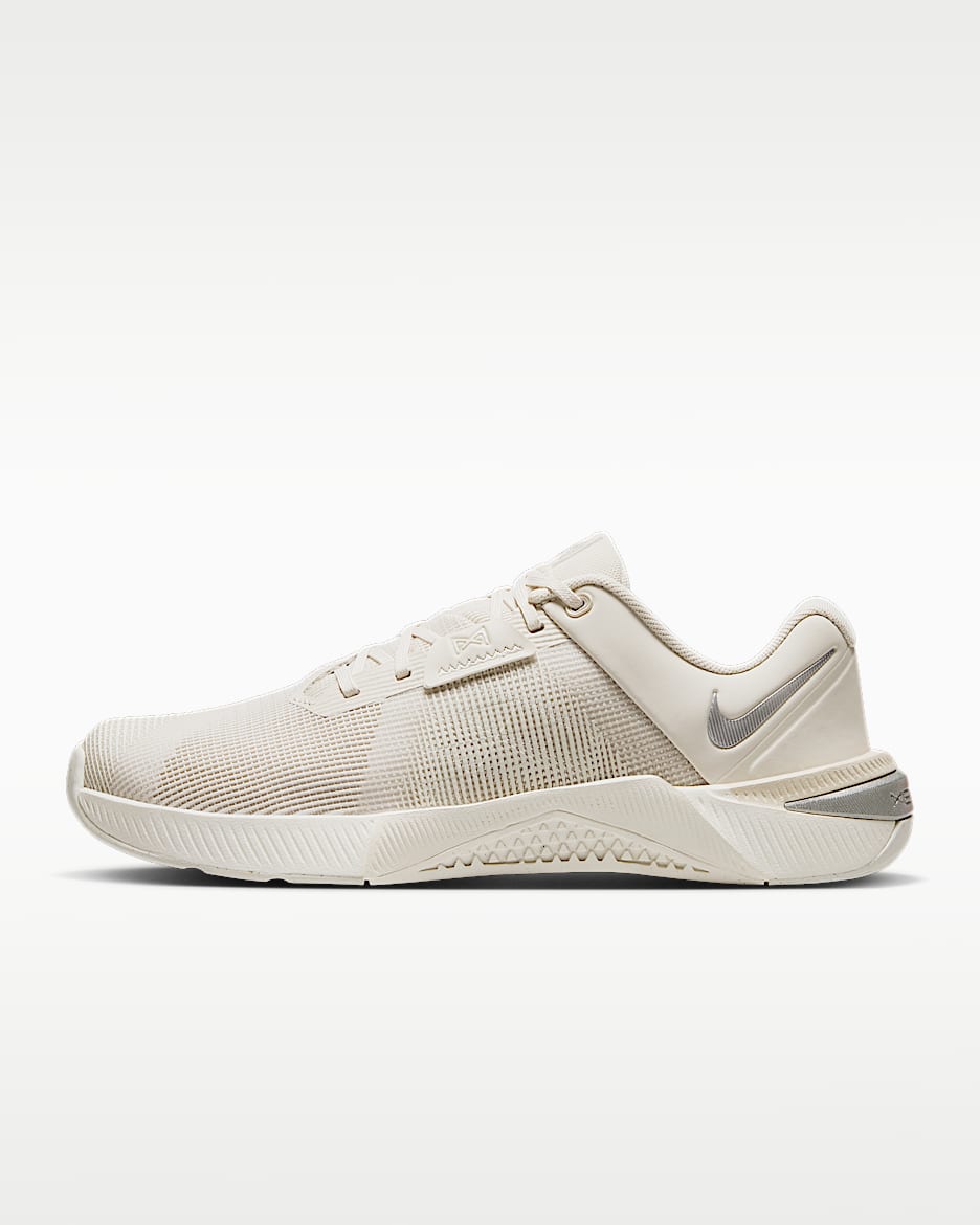 Nike Metcon 10 女子训练鞋力量训练 - 浅土褐/幻影灰白/帆白/金属银