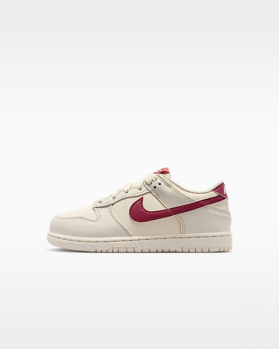 Nike Dunk Low 幼童运动鞋 - 珍珠灰/烟灰粉