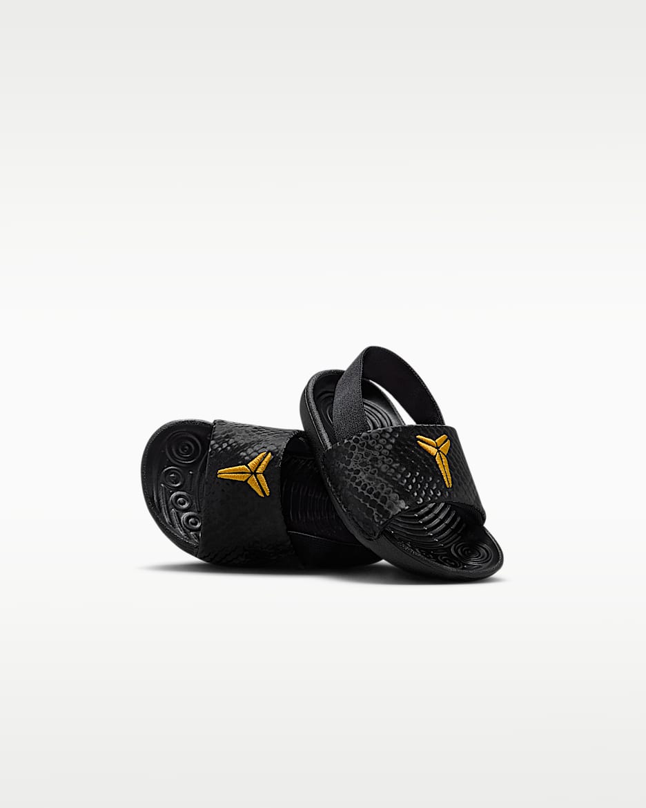 Kobe Kawa 科比婴童凉鞋 - 黑/大学金