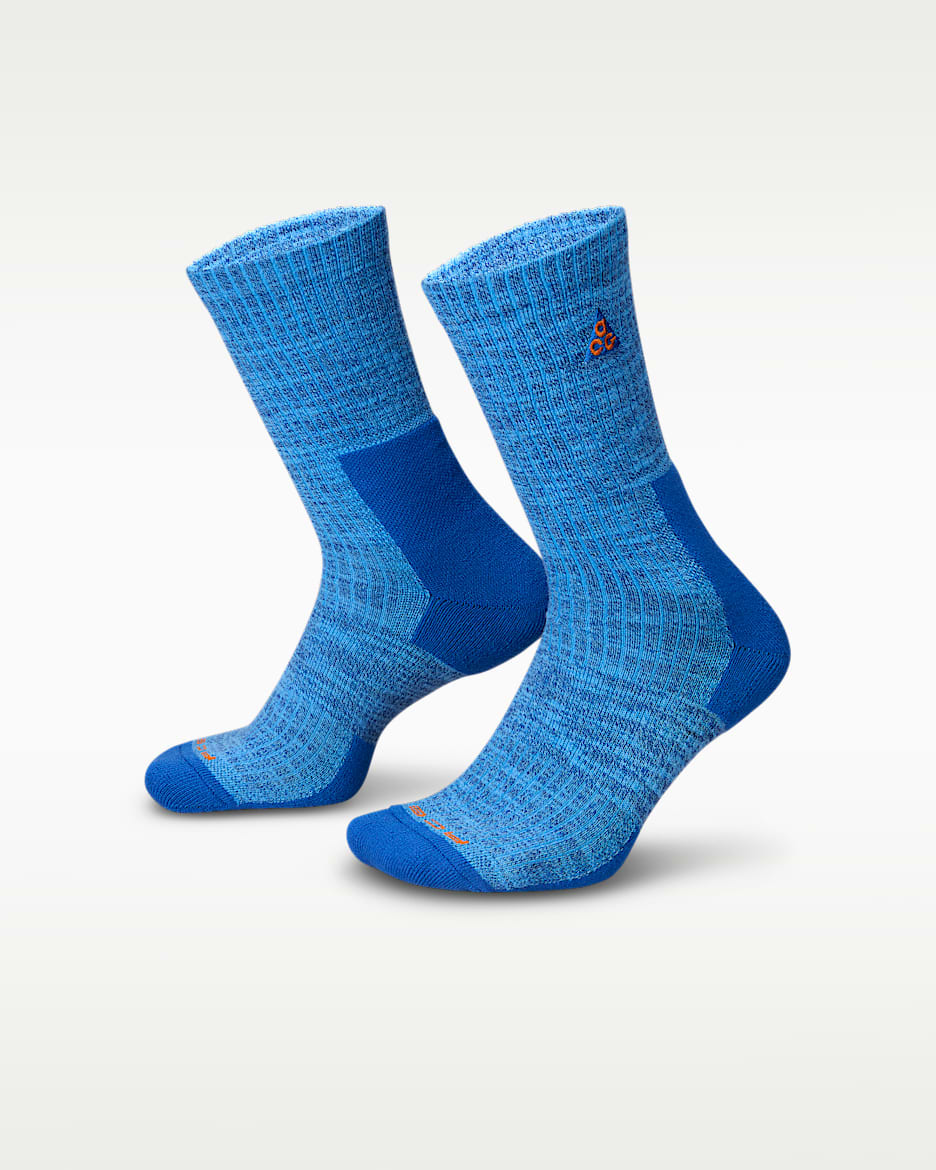 Nike ACG Everyday 舒适中筒运动袜（1 双） - 大学蓝/游戏宝蓝/安全橙