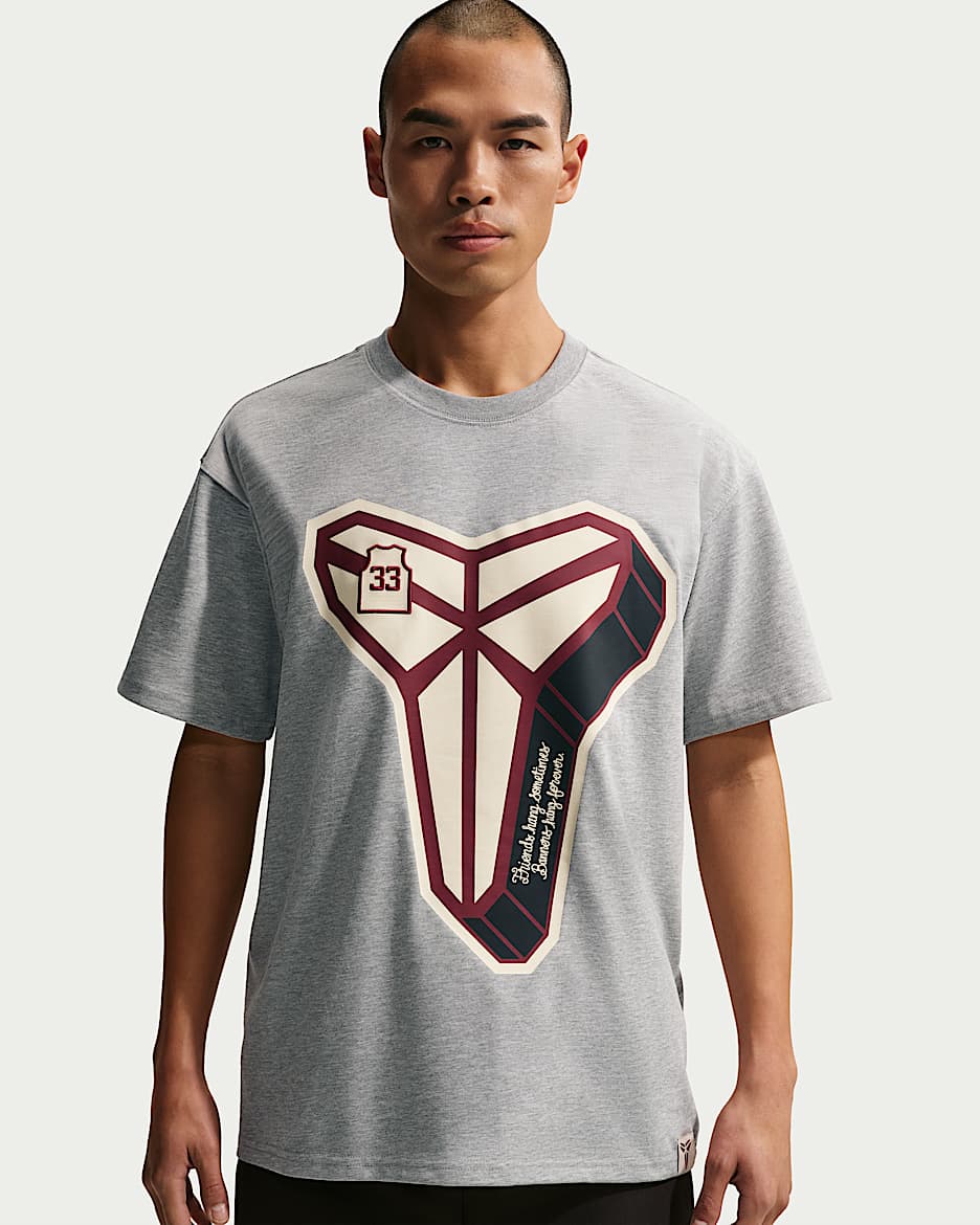 Kobe Nike Dri-FIT 科比男子速干篮球T恤 - 调色暗灰