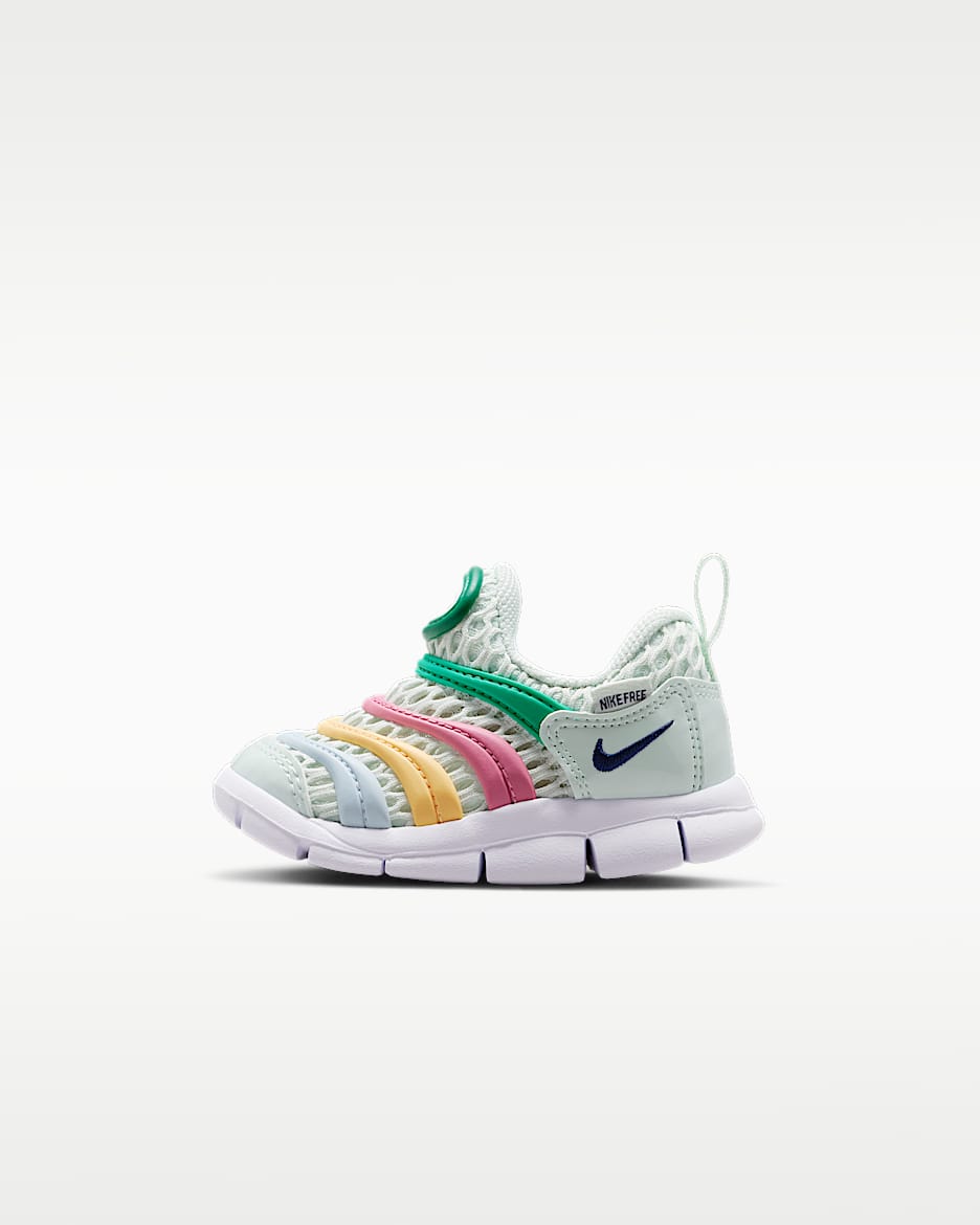 Nike Dynamo Free 2 耐克毛毛虫婴童运动鞋 - 微绿/孔雀绿/清透翠绿/深藏青