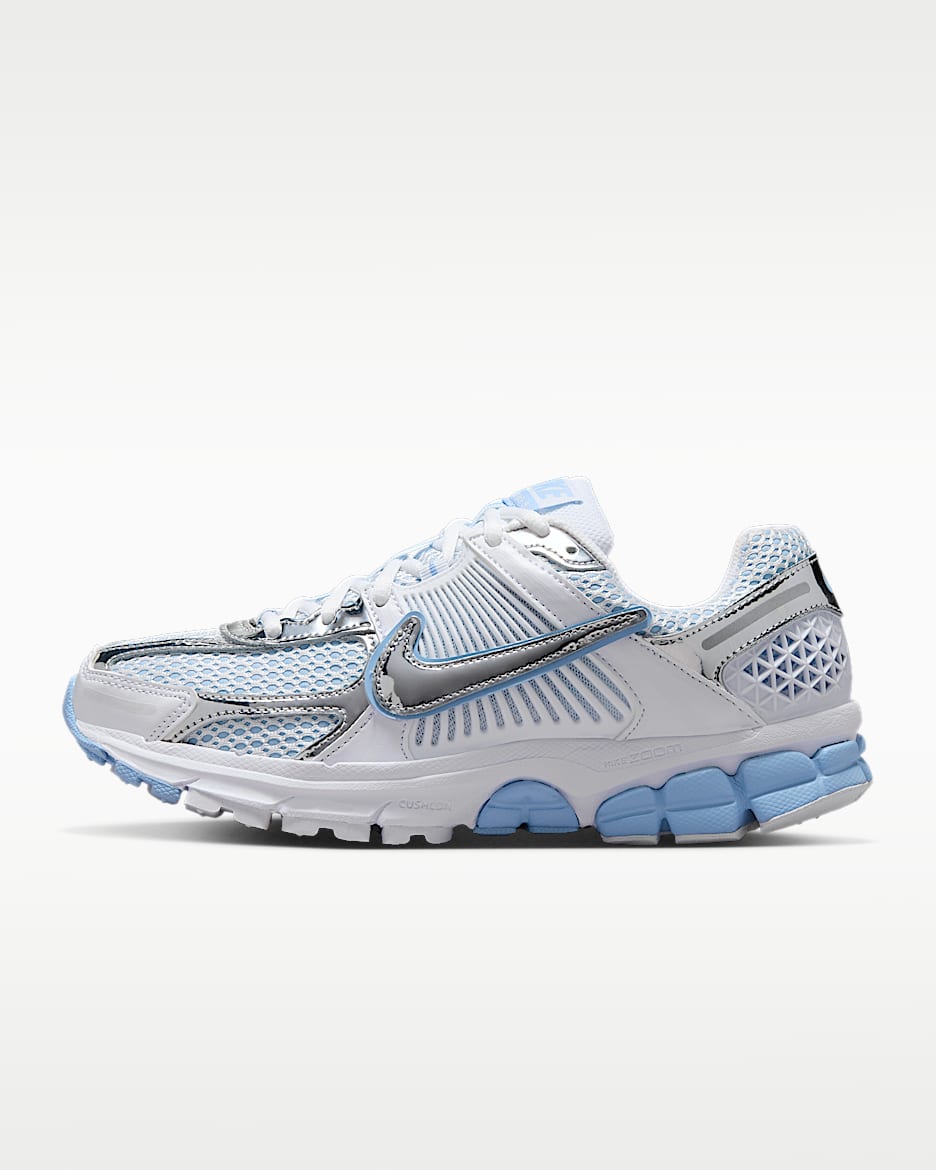 Nike Zoom Vomero 5 耐克迈柔女子运动鞋 - 白色/铝蓝/足球灰/金属银