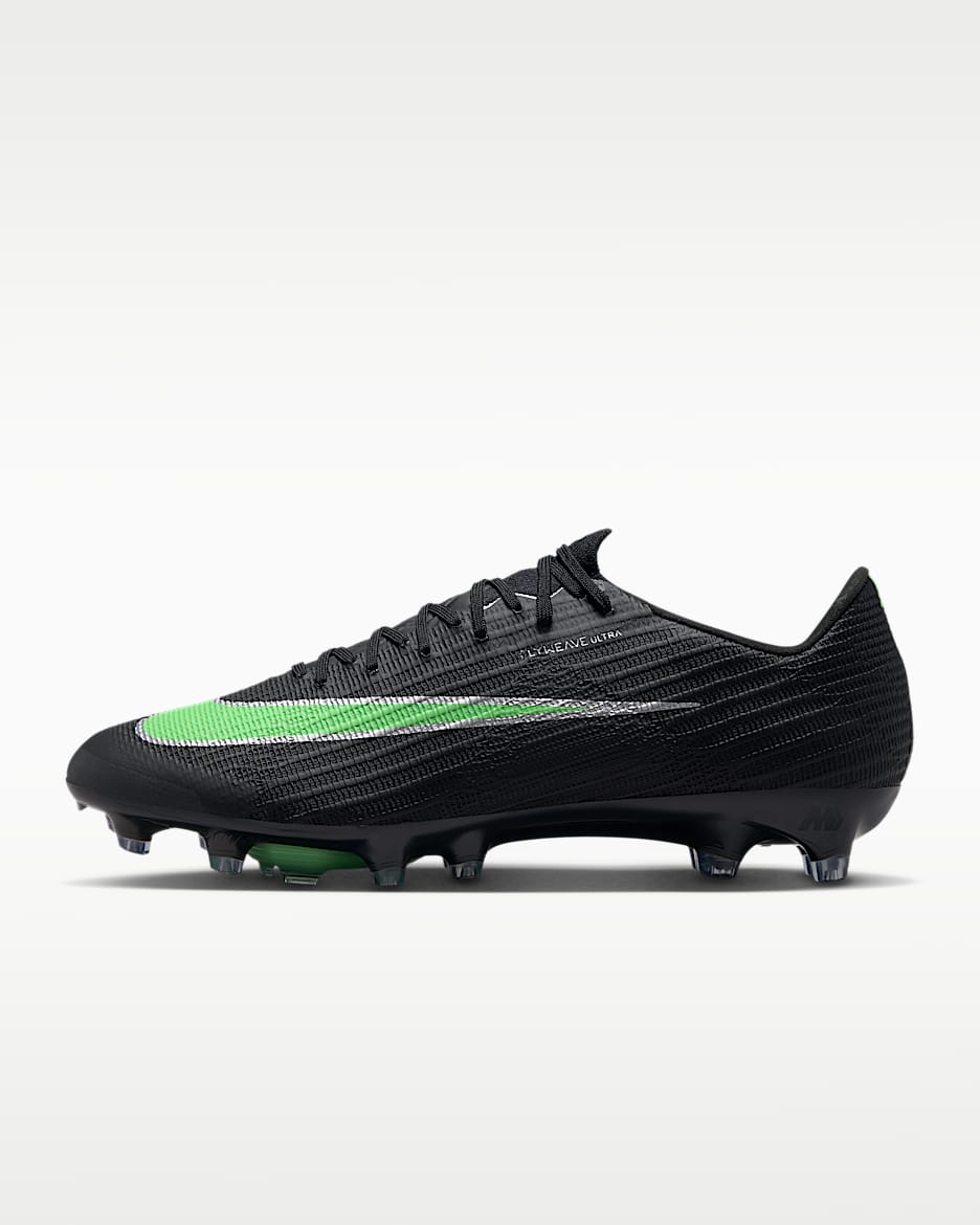 Nike Mercurial Superfly 11 Elite 耐克刺客系列男/女 AG 人造草地低帮足球鞋 - 黑/黑/梦幻绿