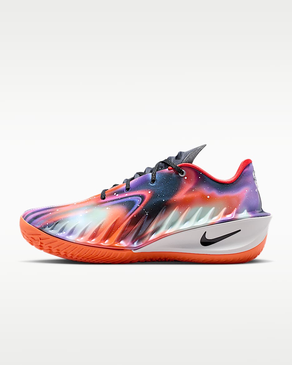 Nike G.T. Cut 4 EP 男/女篮球鞋 - 黑/金属银/庭紫/浅深红