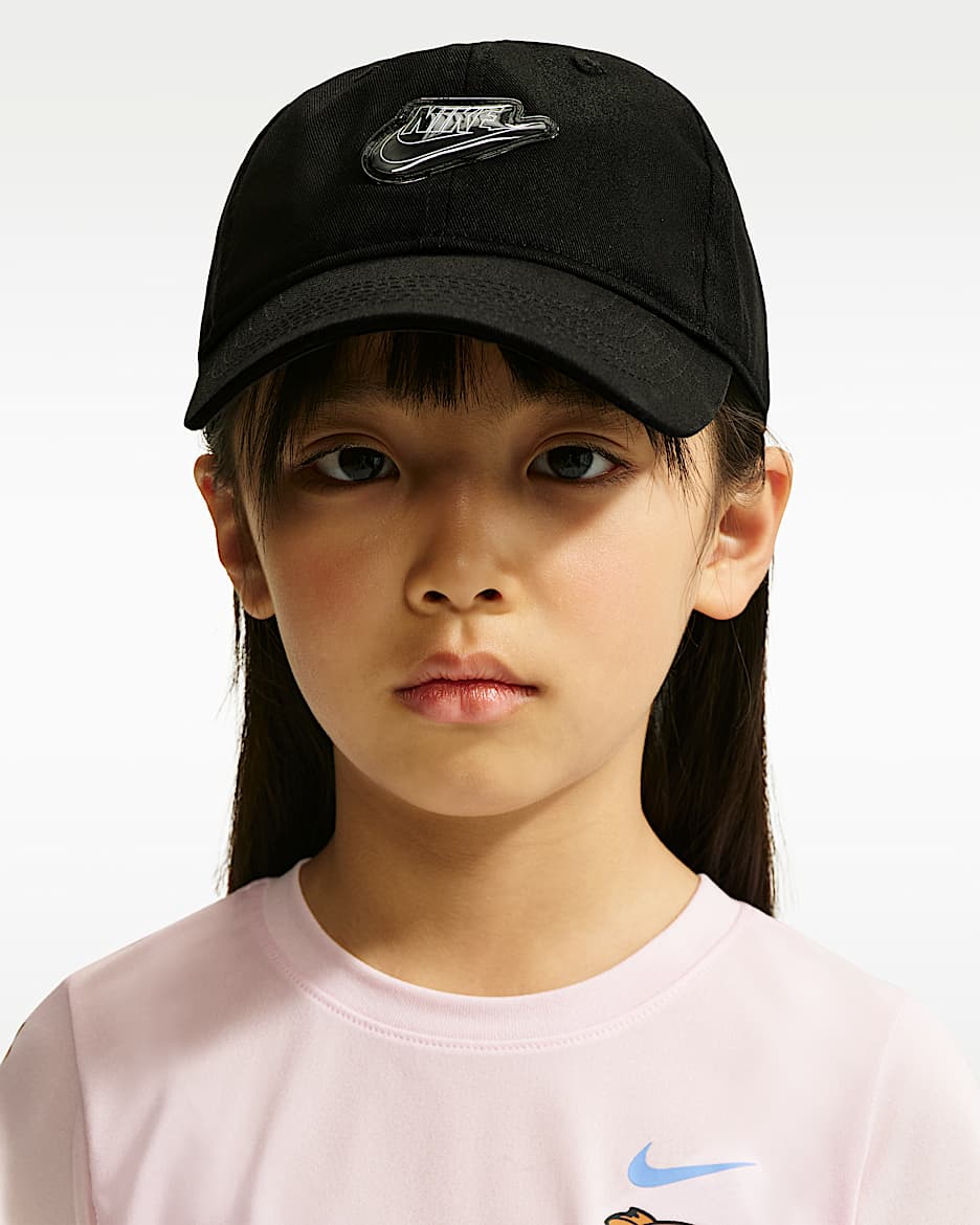 Nike Bubble Futura Club 幼童运动帽 - 黑