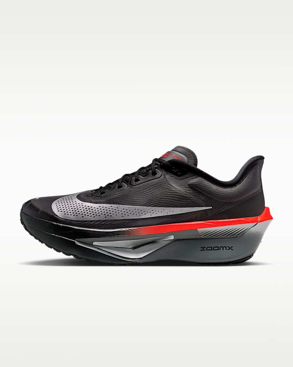 Nike Zoom Fly 6 男子公路竞速跑步鞋 - 黑/亮深红/狼灰/金属银