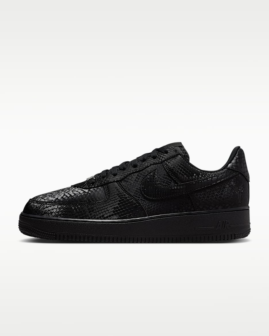 Kobe Air Force 1 Low 科比男子空军一号运动鞋 - 黑/黑