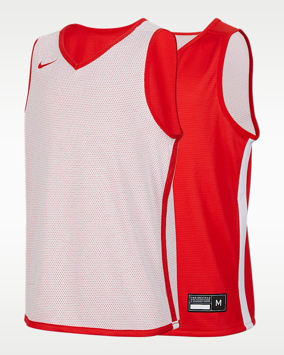 Nike 大童（男孩）训练双面穿球衣 - 大学红