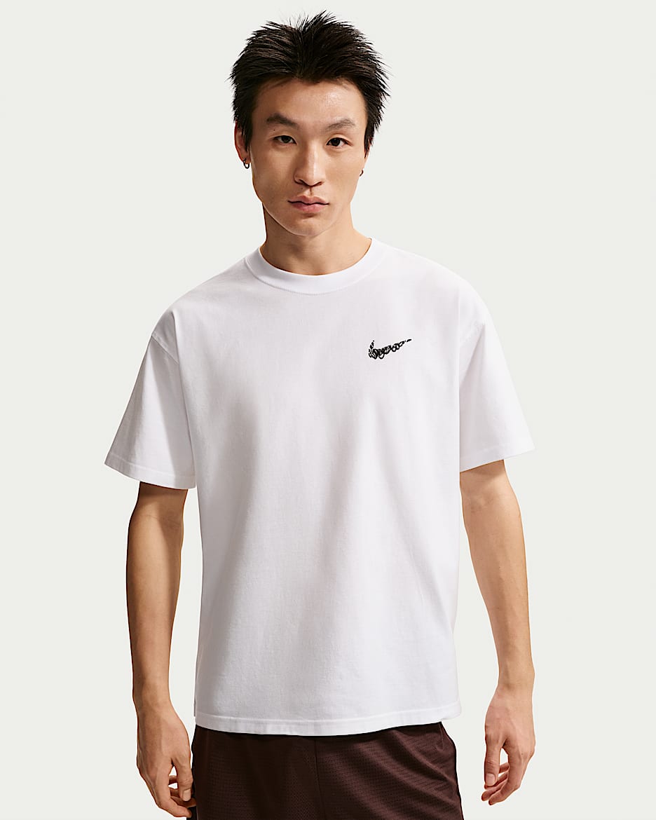 Nike 男子篮球T恤 - 白色