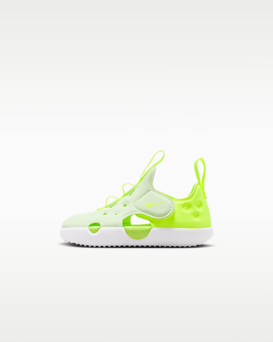 Nike Sunray Protect 4 婴童凉鞋 - 浅荧光黄/白色/荧光冰黄