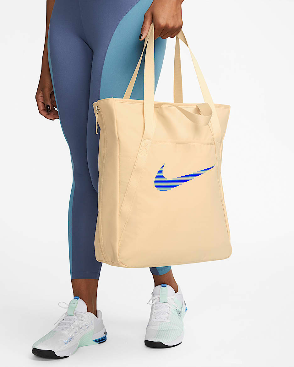 Nike 运动托特包 - 淡香草黄/淡香草黄/皇家蓝