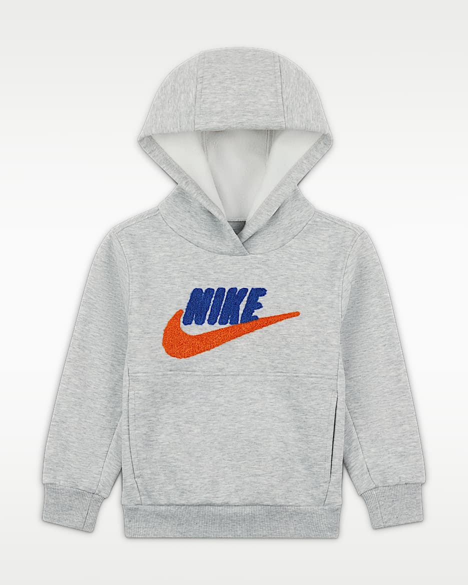 Nike Club 婴童加绒套头连帽衫 - 浅烟灰