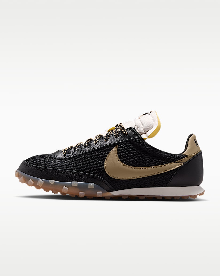 Nike Waffle Racer SE 男子运动鞋 - 黑/帆白/榛果褐
