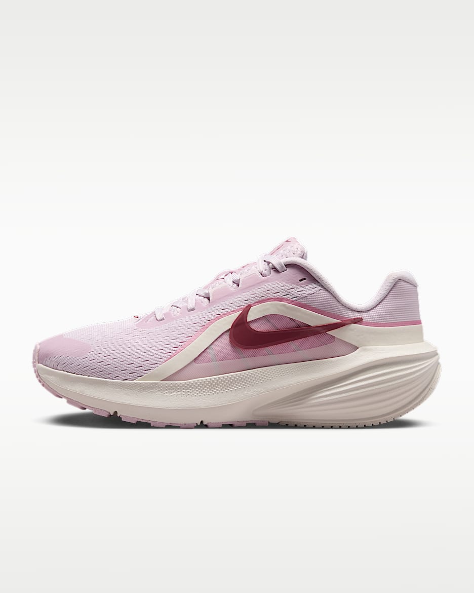 Nike Downshifter 14 女子公路跑步鞋 - 浅紫丁香色/帆白/上升粉/烟灰粉