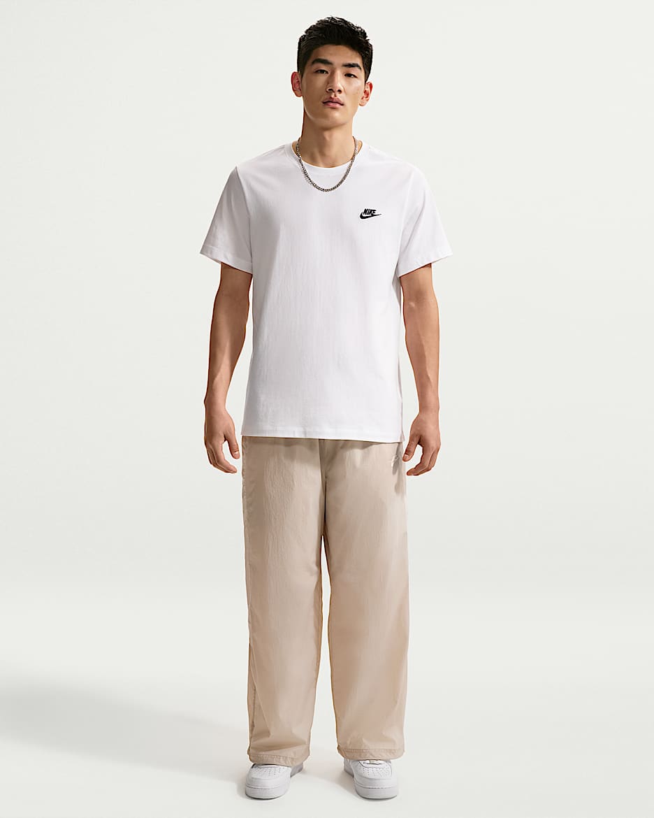 Nike Windrunner 男子轻便型防晒长裤 - 奶白 II/浅土褐/白色