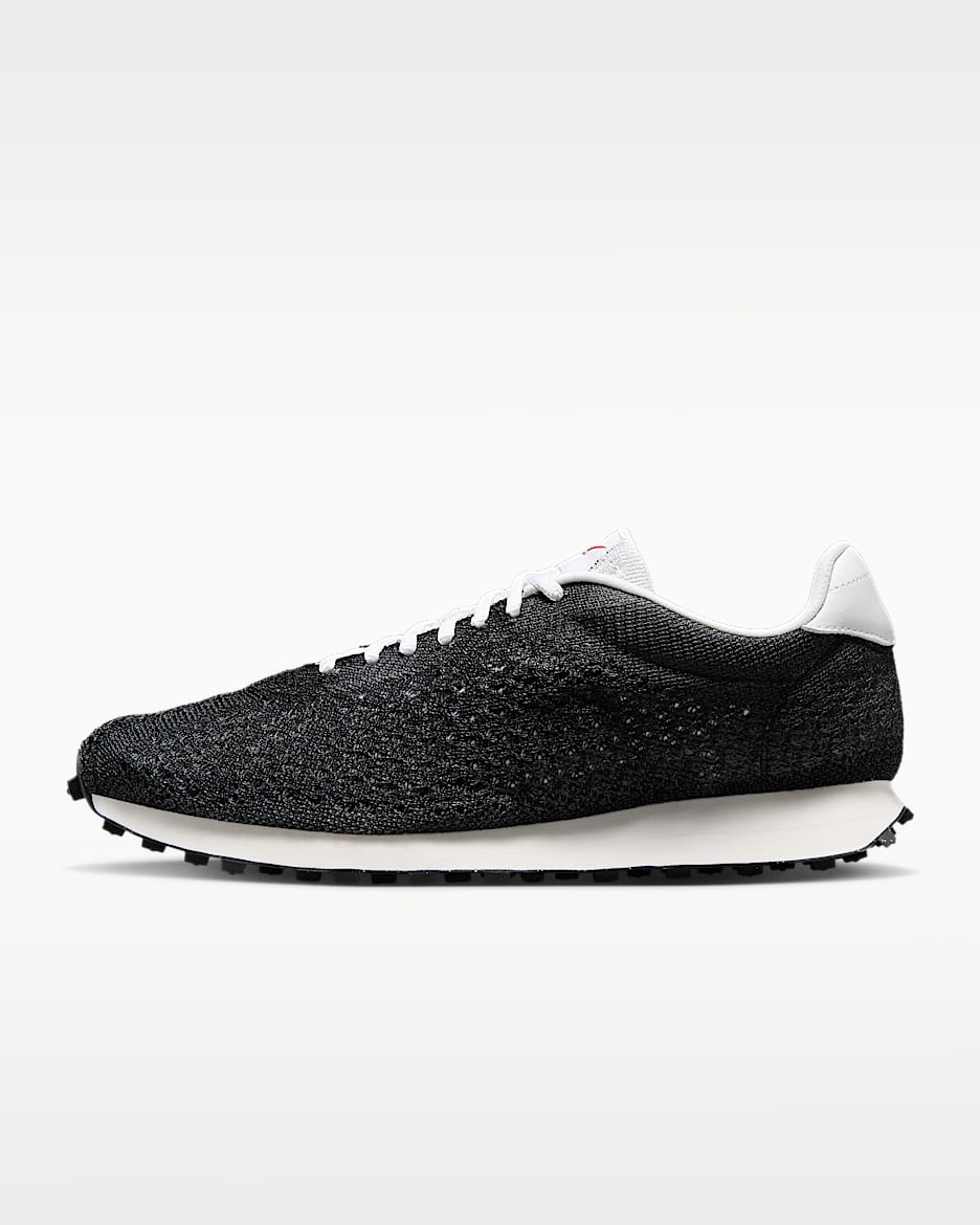 Nike LD-1000 Flyknit 男子运动鞋 - 黑/暗烟灰/自然白/白色
