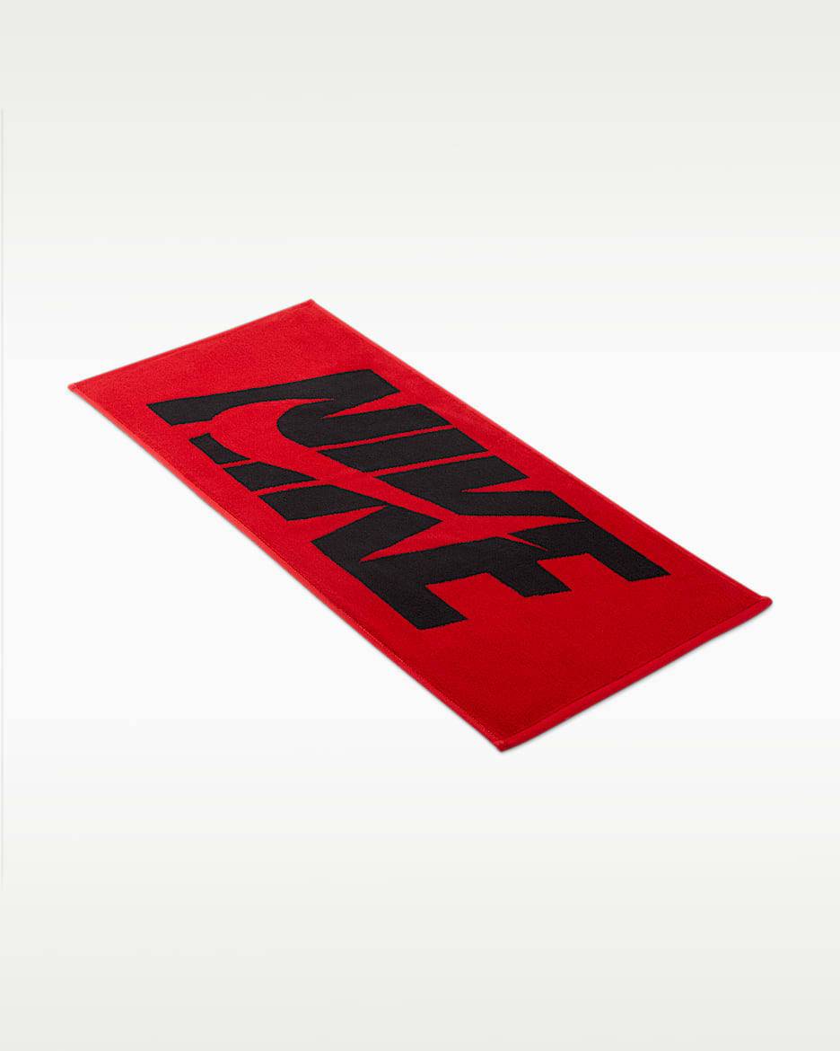 Nike 毛巾（1 条） - 黑/大学红/黑