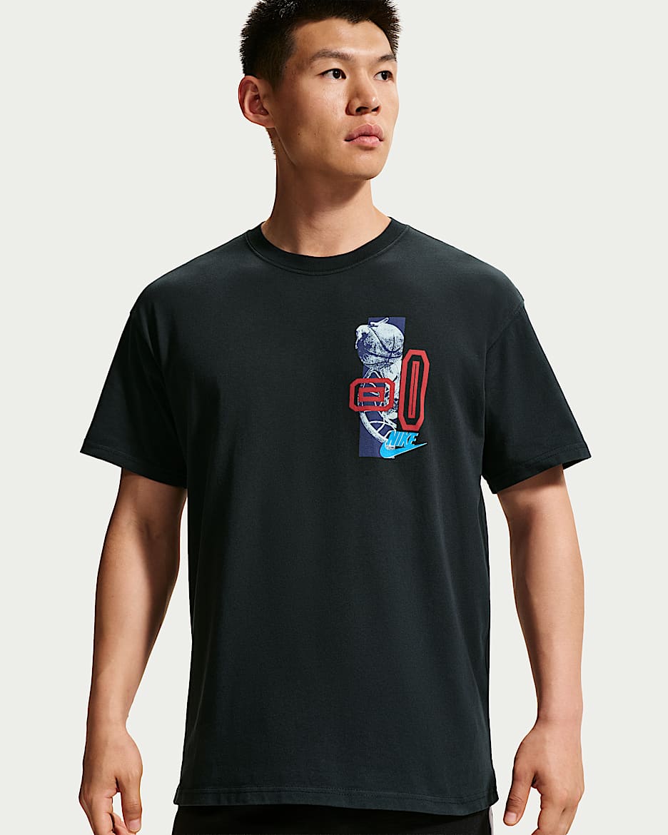 Nike 男子篮球短袖T恤 - 黑