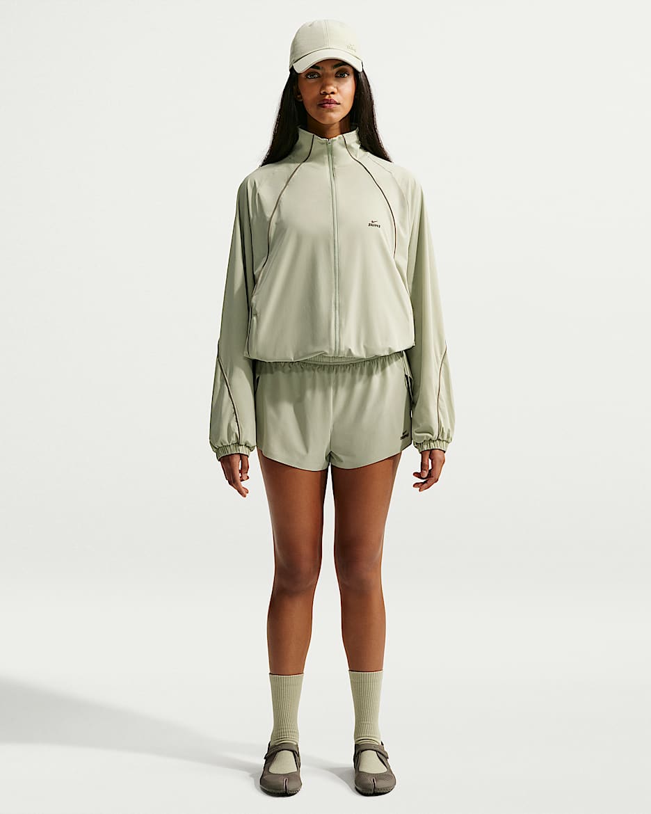 NikeSKIMS Stretch Nylon 女子速干跑步短裤 - NSKM Talc