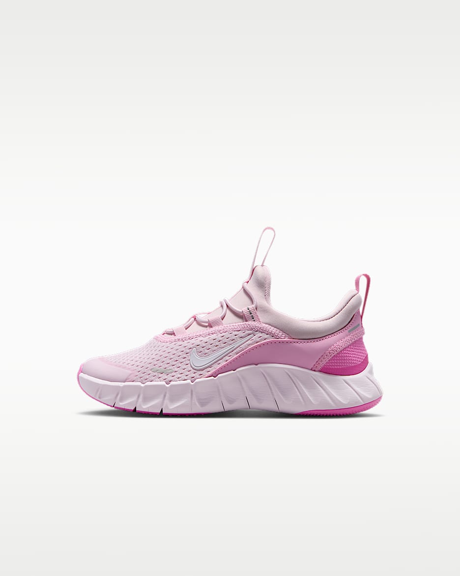 Nike Free Ride 幼童跑步鞋 - 上升粉/俏皮粉/浅紫丁香色/白色
