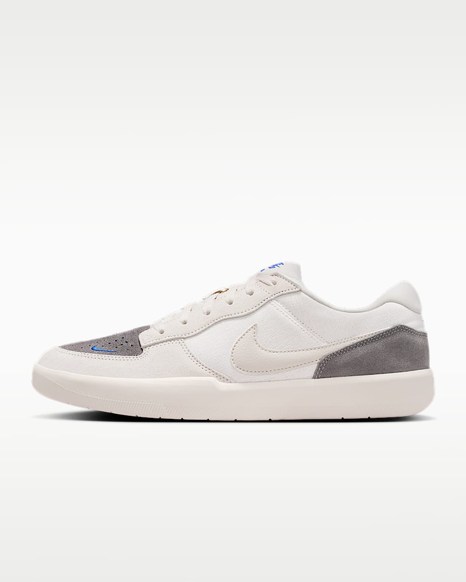 Nike SB Force 58 男子滑板鞋 - 幻影灰白/笔尖灰黑色/旧宝蓝/浅土褐