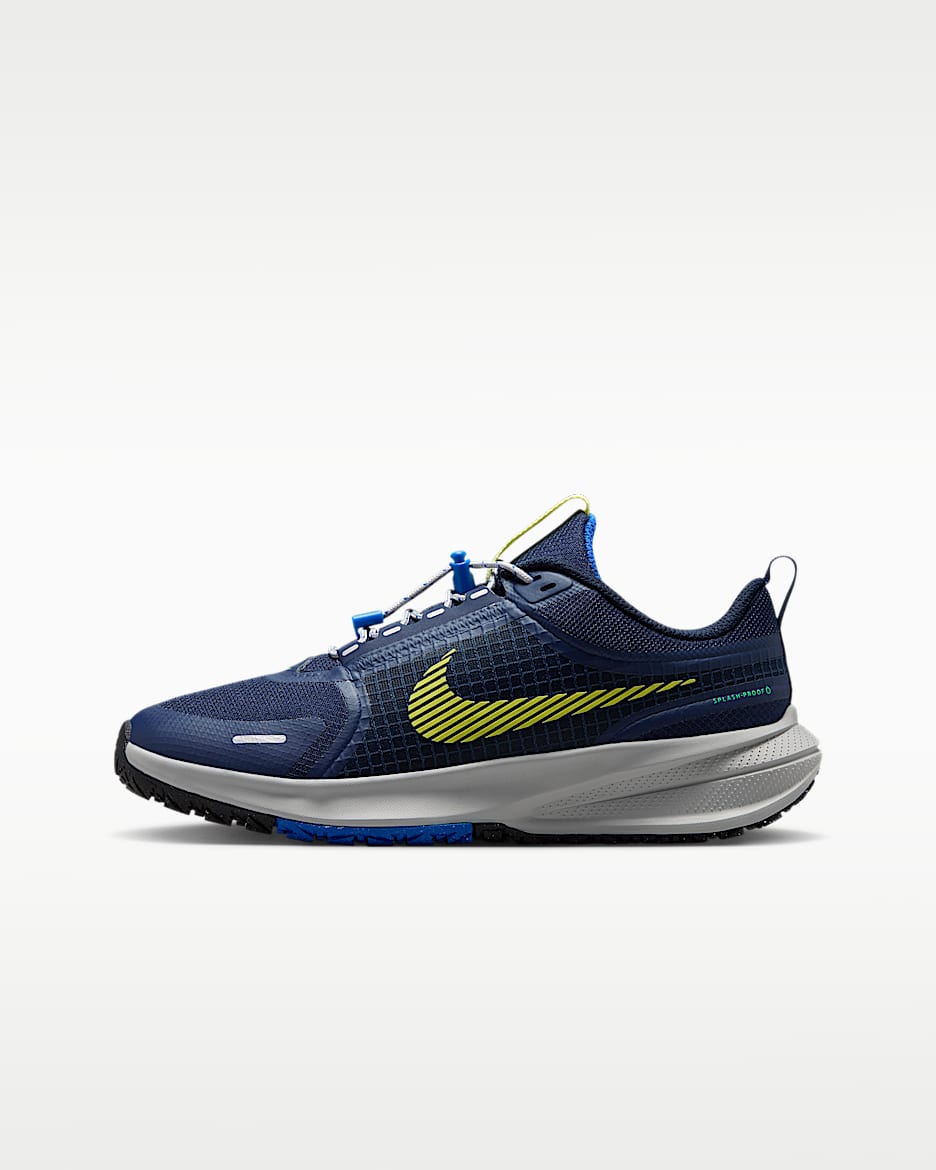 Nike Star Runner Utility 大童跑步鞋 - 黑曜石色/深藏青/赛车蓝/浅柠檬黄