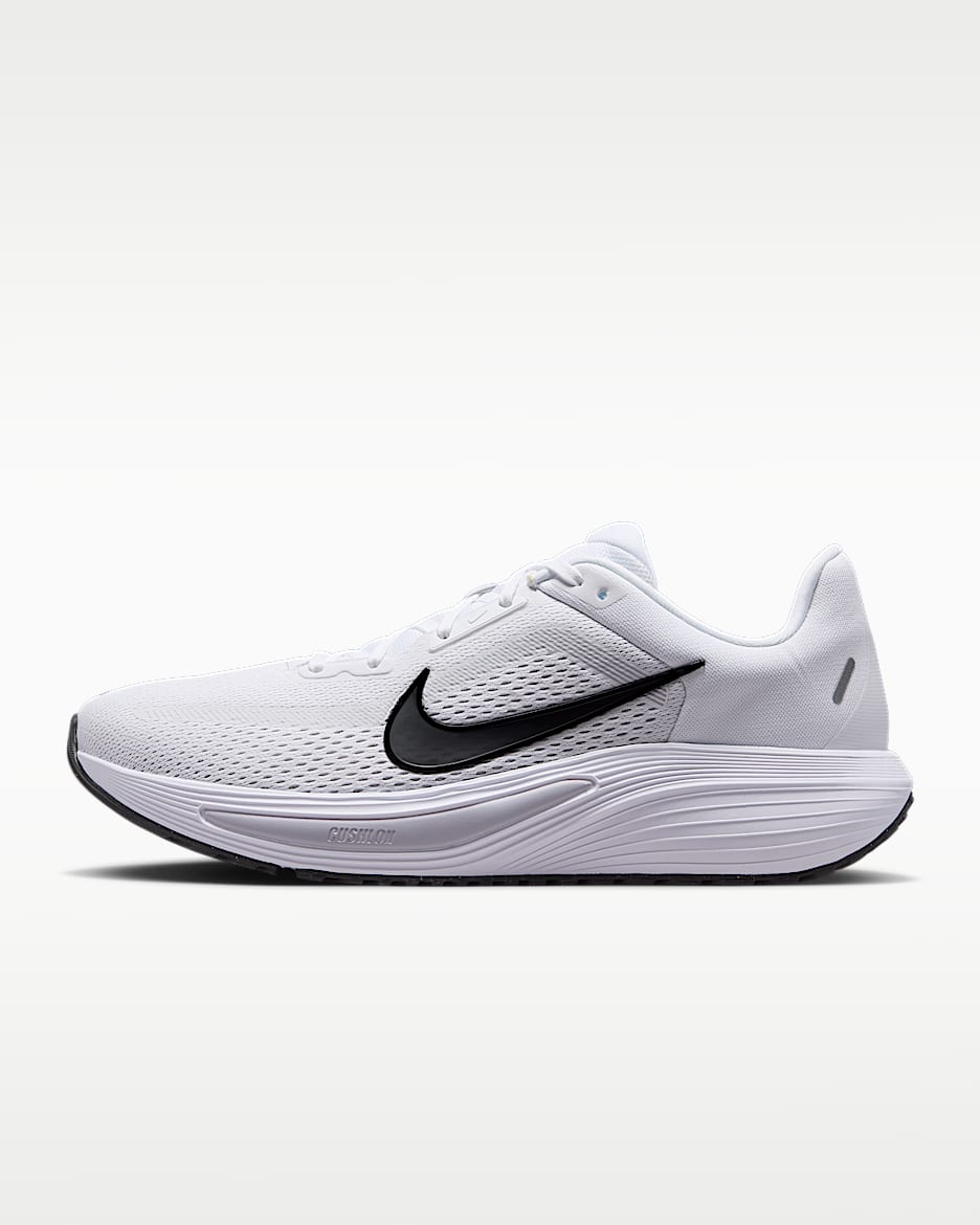 Nike Quest 7 男子公路跑步鞋 - 白色/白金色/黑