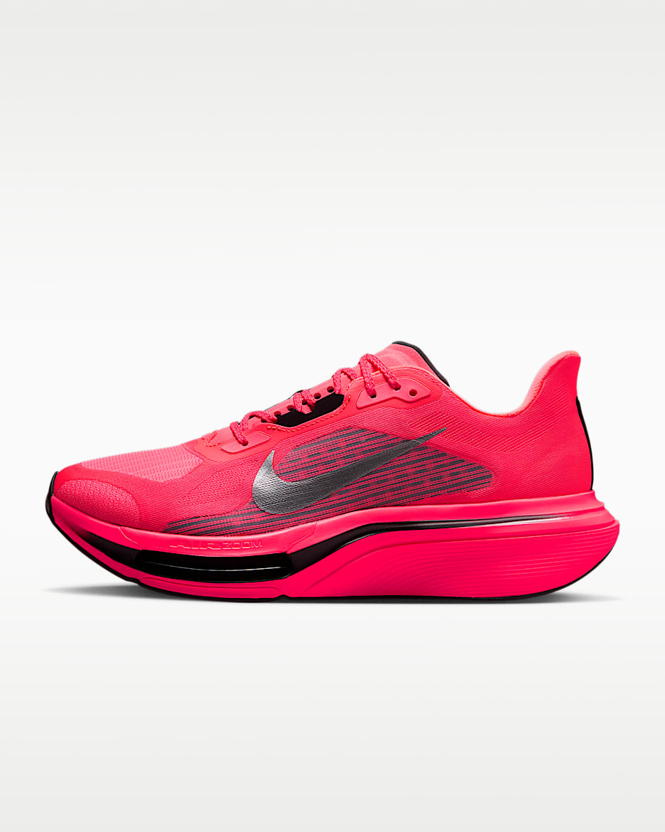 Nike Pegasus Plus 2 耐克超级飞马男子公路跑步鞋 - 闪电深红/黑/浅烟灰/金属银