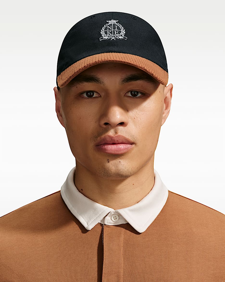 Nike Club 软顶针织运动帽 - 黑/麦芽棕/沙堆白