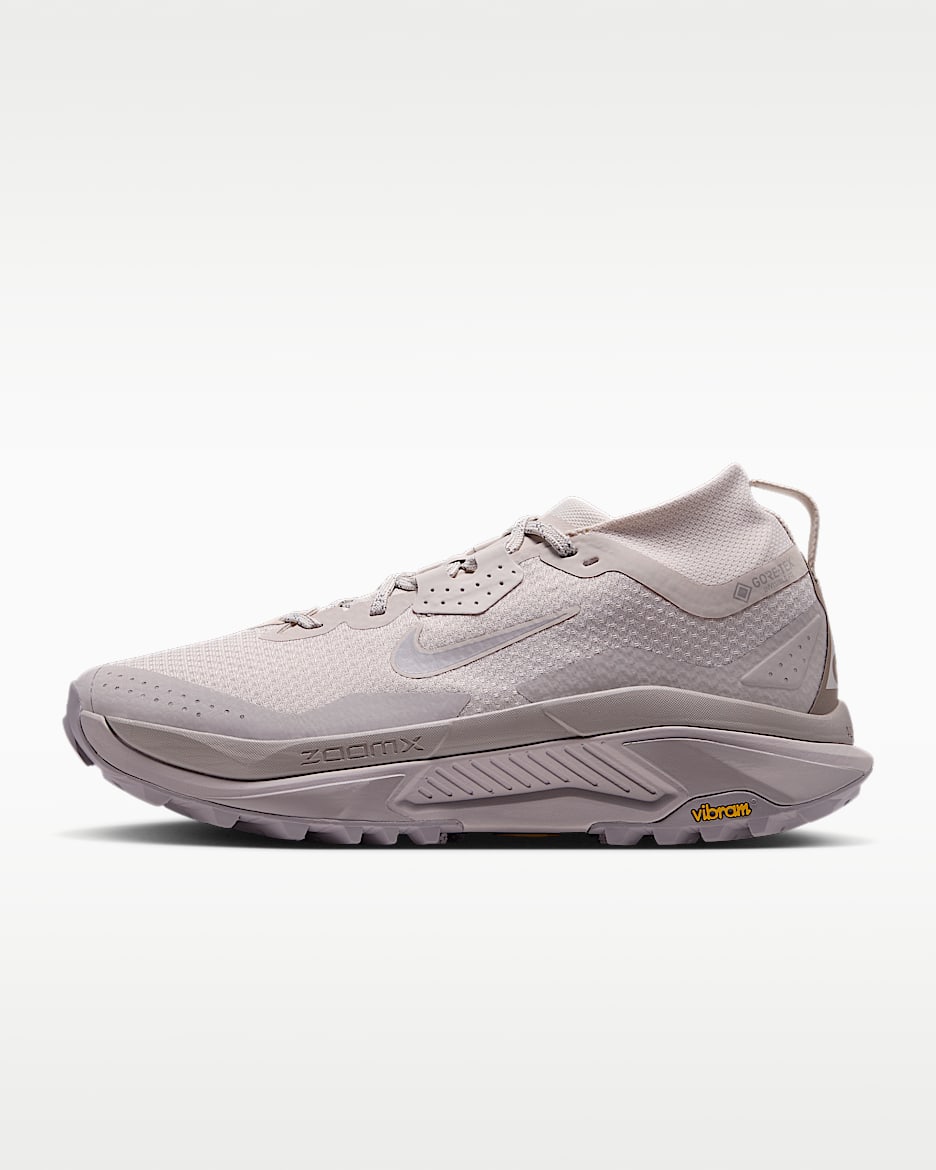 Nike ACG Zegama Trail GORE-TEX 男子防水越野跑步鞋 - 浅土褐/大学灰/奶白 II