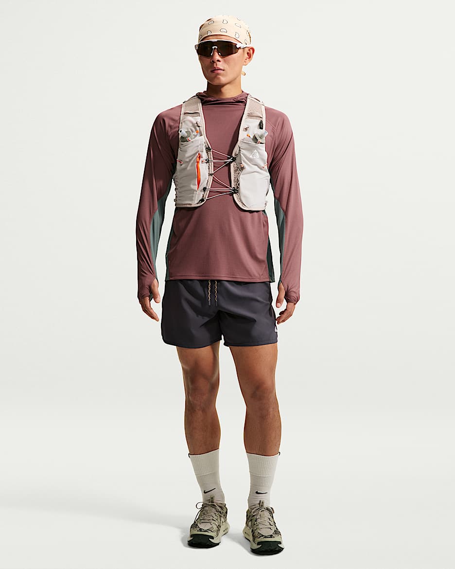 ACG Second Sunrise Dri-FIT ADV 男子速干短裤(含衬裤) - 铁架黑/铁架黑/山峰白