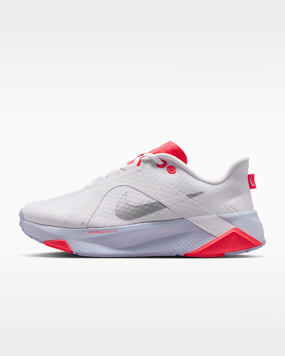 Nike Hybrid RN 耐克双炼女子全能型混合训练鞋 - 白色/激光红/足球灰/金属银