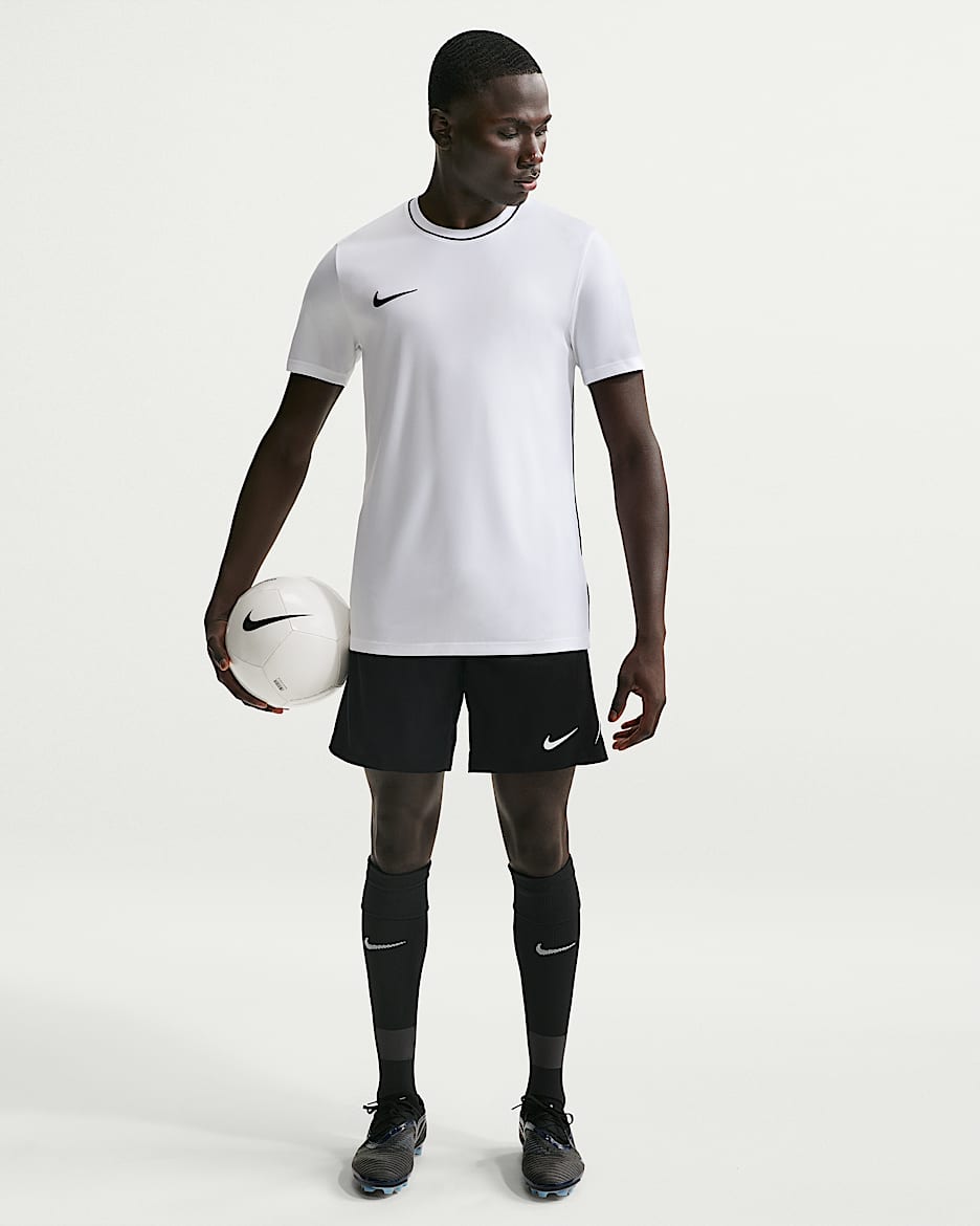 Nike Strike Dri-FIT 男子速干足球短裤 - 黑/白色/白色/白色