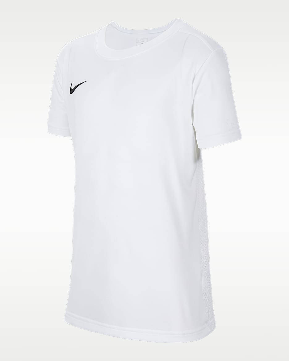 Nike Dri-FIT Park VII 大童速干短袖球衣 - 白色