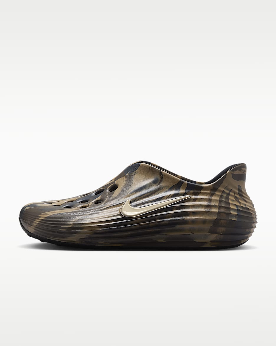 Nike ReactX Rejuven8 男子一脚蹬凉鞋 - 榛果褐/暗褐/浅卡其/煤黑