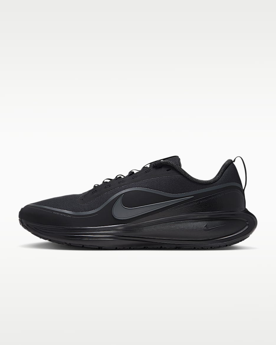 Nike Revolution 8 Utility 男子公路跑步鞋 - 黑/煤黑