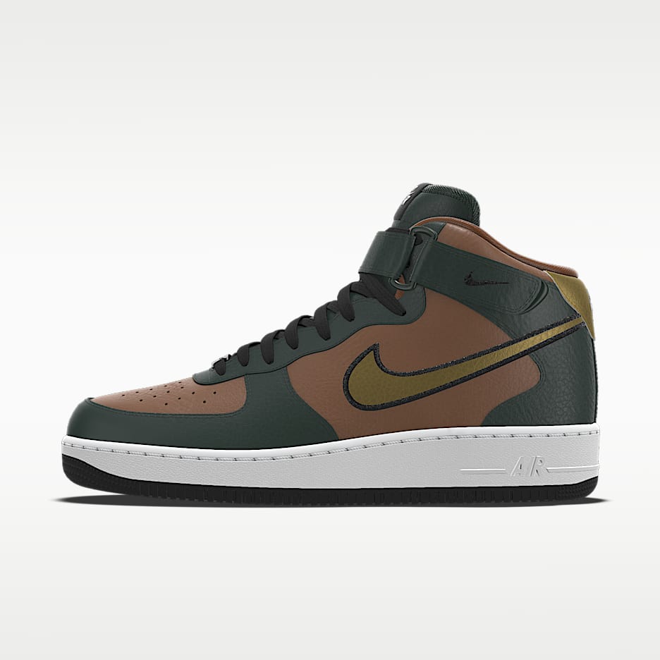 Nike Air Force 1 Mid By You 专属定制女子运动鞋 - 多色/多色/多色