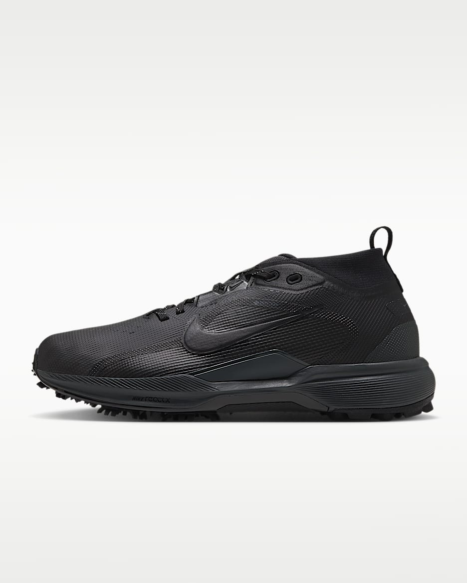 Nike Pegasus 1 G GORE-TEX 耐克飞马男/女高尔夫球鞋(宽版) - 黑/暗烟灰/黑