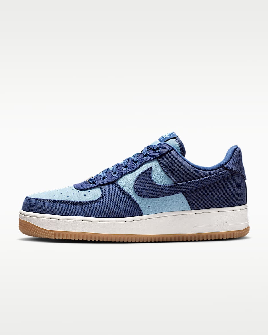 Air Force 1 '07 LV8 “Denim” 男子空军一号运动鞋 - 深海蓝/旧蓝/山峰白/深海蓝