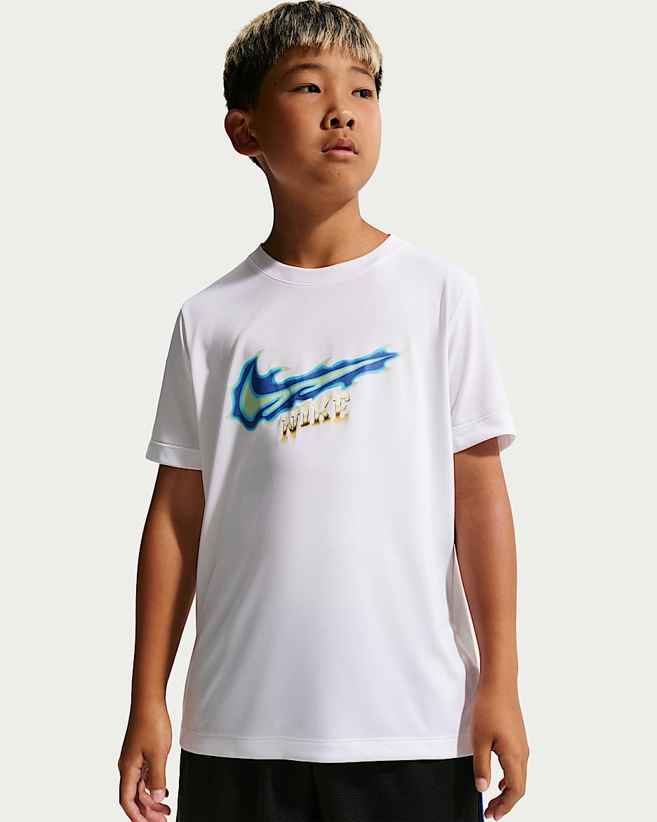 Nike Legend Dri-FIT 大童速干短袖篮球T恤 - 白色