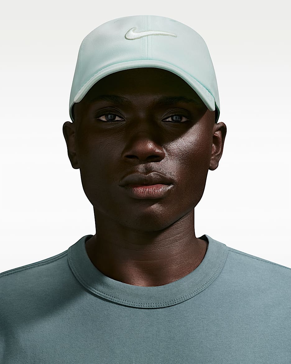 Nike Club 软顶耐克勾运动帽 - 微绿/温和灰绿