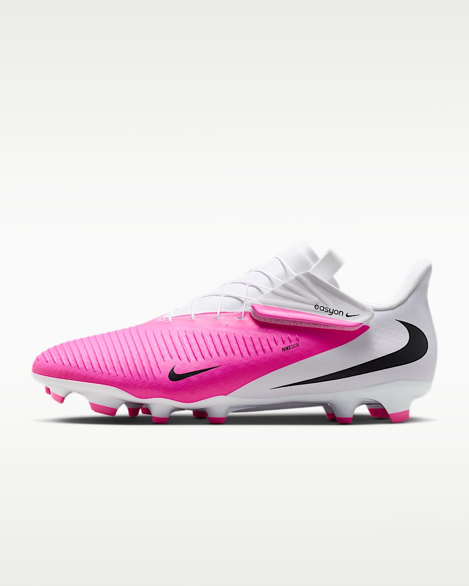 Nike Phantom 6 Low Academy EasyOn 耐克破阵·暗煞系列男/女 MG 多种场地低帮足球鞋 - 多色/黑