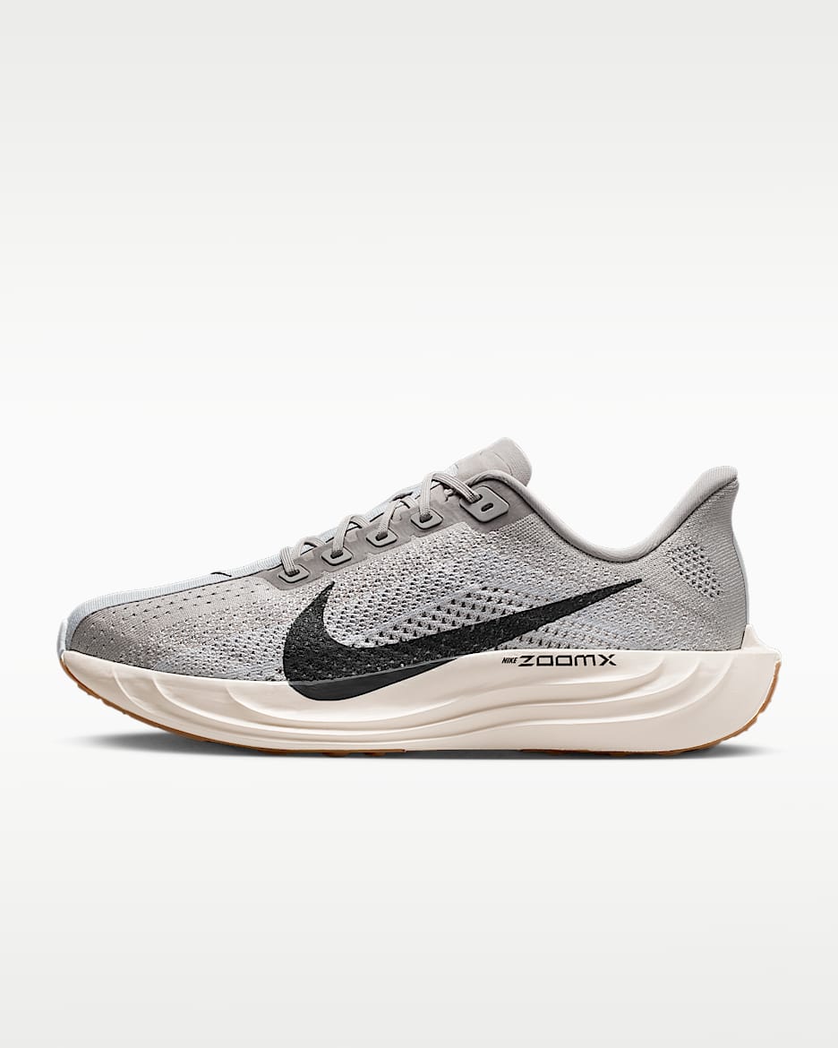 Nike Pegasus Plus 耐克超级飞马男子公路跑步鞋 - 大学灰/白金色/淡象牙白/中灰