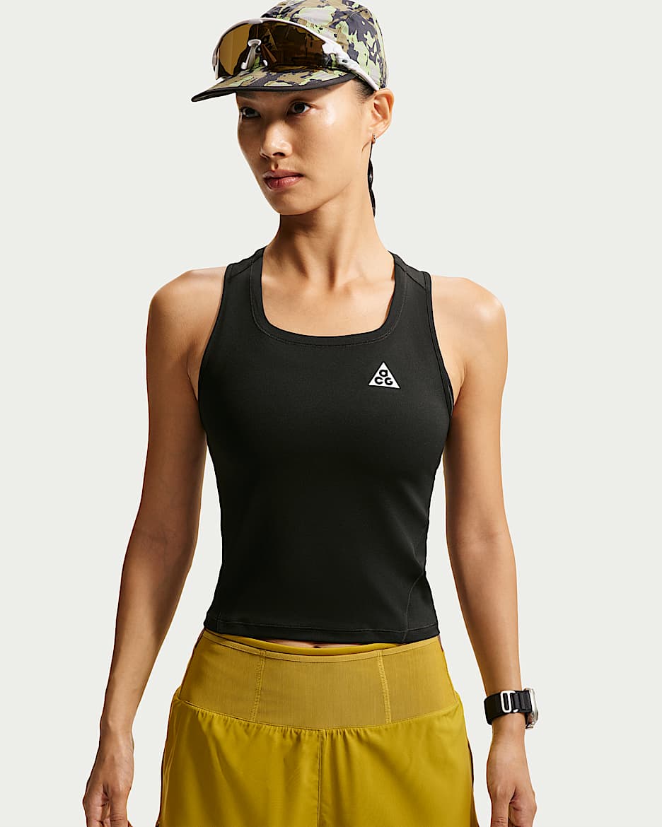 Nike ACG Dri-FIT 女子速干越野跑背心 - 黑/山峰白