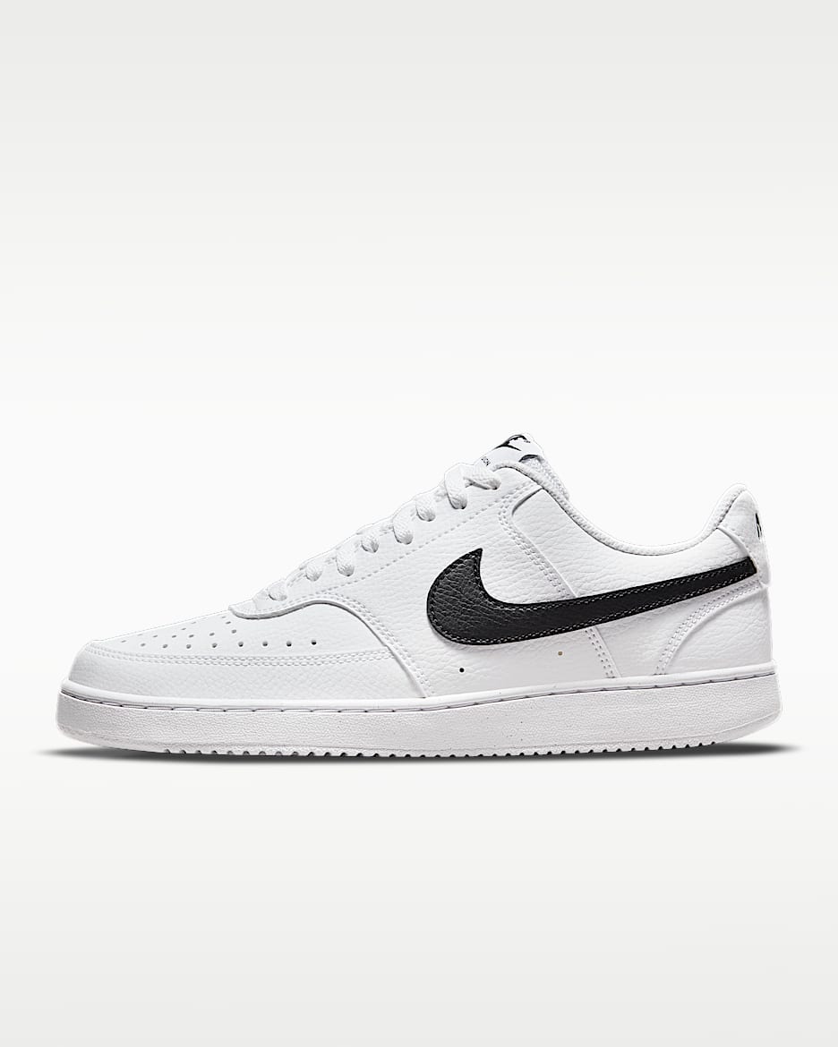 Nike Court Vision Low Next Nature 女子运动鞋 - 白色/白色/黑