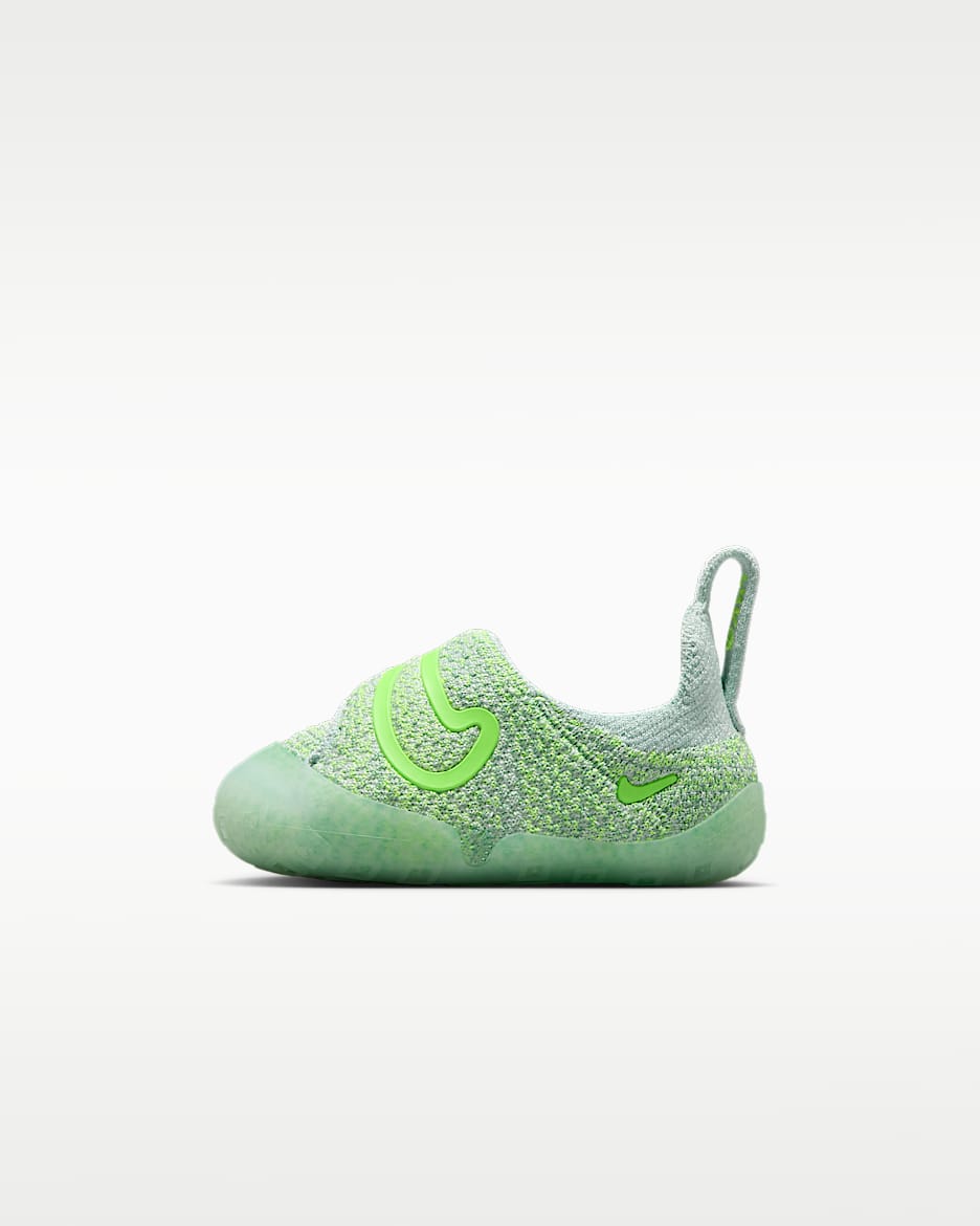 Nike Swoosh 1 耐克宝宝勾婴童易穿脱运动鞋 - 北极绿/闪亮绿/荧光黄
