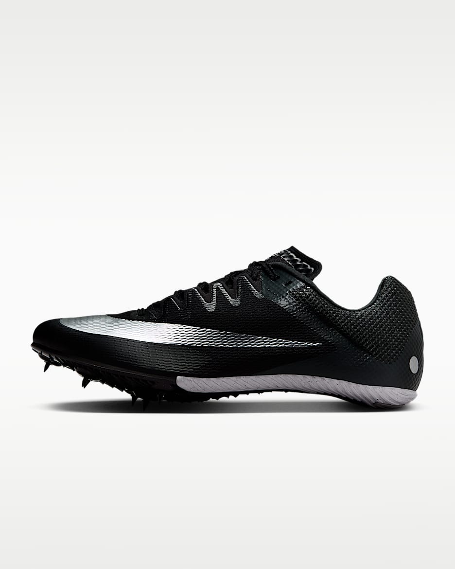 Nike Zoom Rival Sprint 男子田径短跑钉鞋 - 黑/黑/金属银