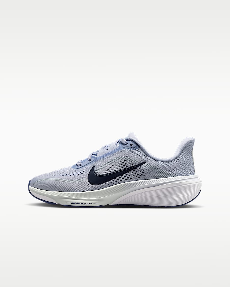 Nike Pegasus 42 耐克小飞马中考体育大童公路跑步鞋 - 足球灰/足球灰/微绿/空间蓝