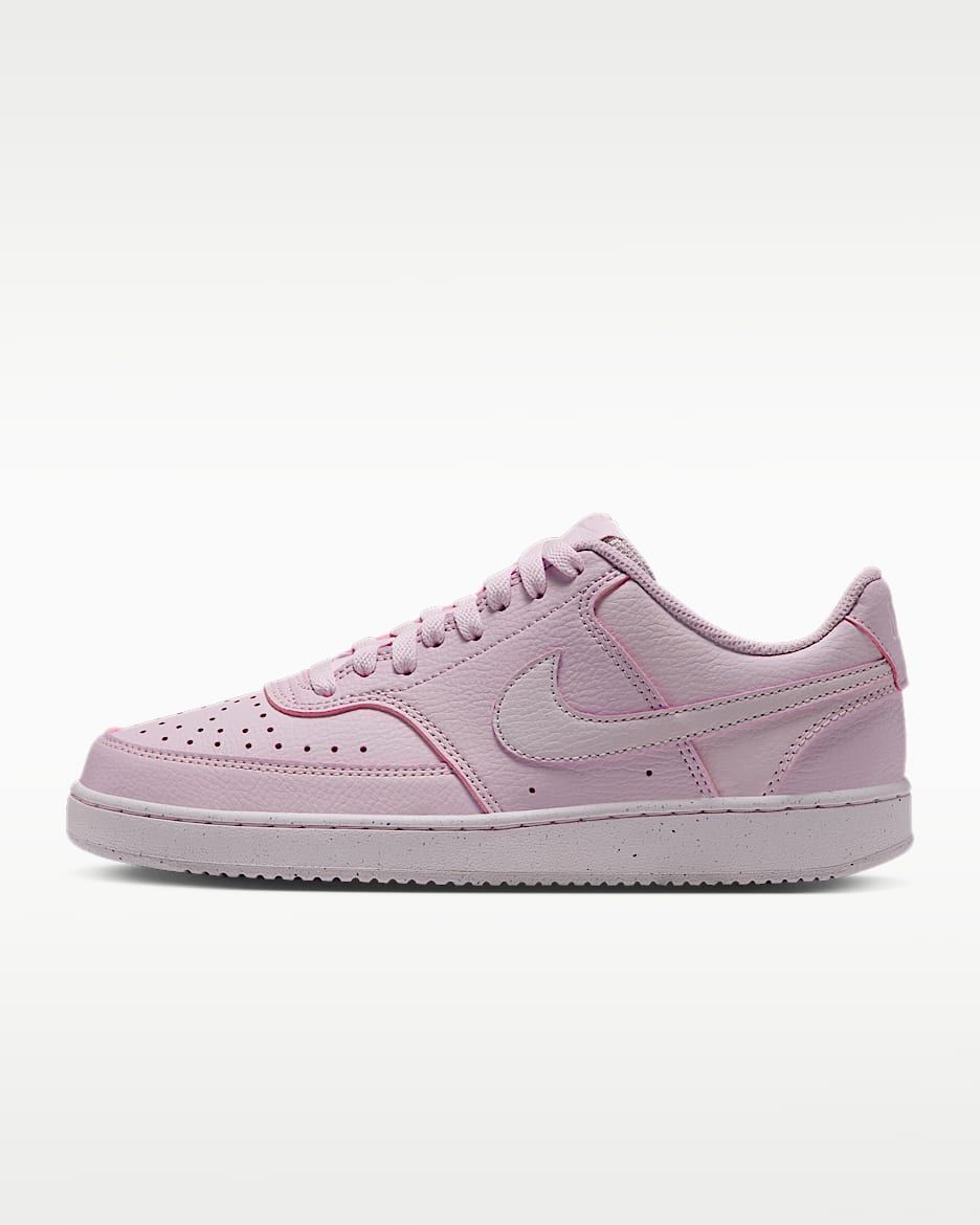 Nike Court Vision Low Next Nature 女子运动鞋 - 浅紫丁香色/珍珠粉